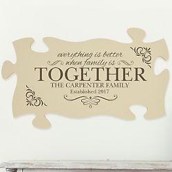 Personalized Better Together Puzzle Piece
