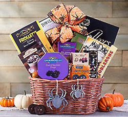 Halloween Treats Spider Gift Basket