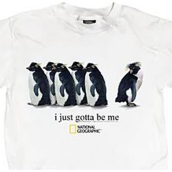 I Just Gotta Be Me Adult Penguin T-Shirt