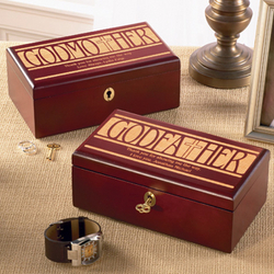 Personalized Godmother/Godfather Keepsake Box
