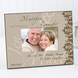 Anniversary Couple Personalized Frame