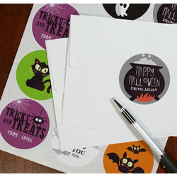 Personalized Halloween Stickers