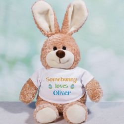 Personalized Friendly Easter Bunny Stuffed Animal