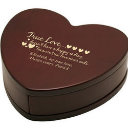 Sweet Treasures Heart-Shaped Trinket Box