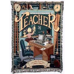 Special Teacher Tapestry Throw