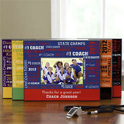 Personalized Sports Coach Picture Frame