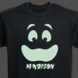 Personalized Glow in the Dark Face T-Shirt