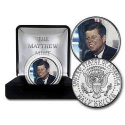 John F Kennedy Portrait Coin