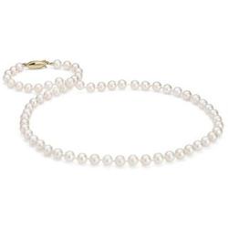 Freshwater Cultured Pearl Strand with 14-Karat Yellow Gold Clasp