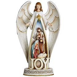 Joy Angel Nativity Statue