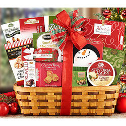 Happy Holidays Gift Basket
