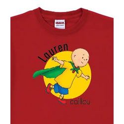 Personalized Caillou Cape T-Shirt