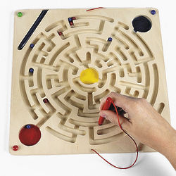 Wooden Magnetic Maze Game