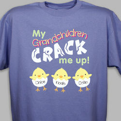 Easter Chicks Crack Me Up Personalized T-Shirt