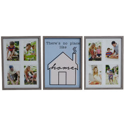 3-Piece There's No Place Like Home Collage Picture Frame