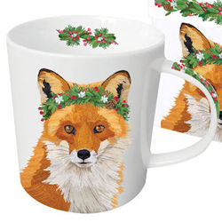 Christmas Glacier Fox Mug