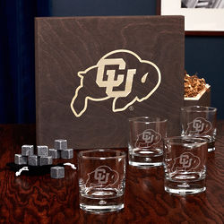 Personalized University of Colorado Buffaloes Barware Gift Set