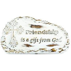 Friendship is a Gift From God Vintage Plaque