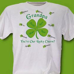 Good Luck Charms with Center Shamrock T-Shirt