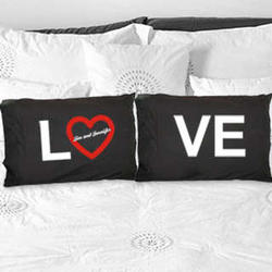 Love Personalized Pillowcase Set