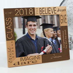 Personalized Hope Dream and Be Graduation Picture Frame