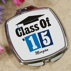 Personalized Class Of Graduation Compact Mirror