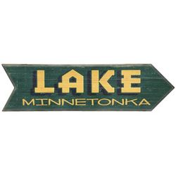 Personalized Lake Arrow Sign