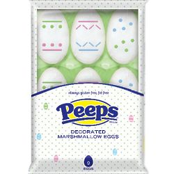 Peeps Decorated Marshmallow Easter Eggs