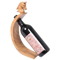 Balinese Pony Wood Wine Bottle Holder