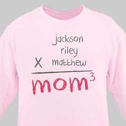 Mom Equation Personalized Sweatshirt