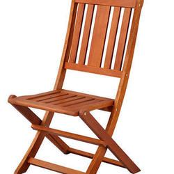 Eucalyptus Armless Folding Chair