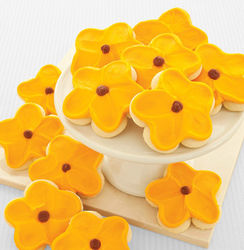 36 Sunflower Cutout Cookies Gift Box