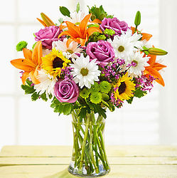 Cheerful Blooms Double Bouquet
