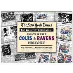 Baltimore Colts & Ravens History Newspaper Replica