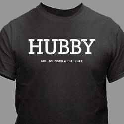 Personalized Hubby T-Shirt