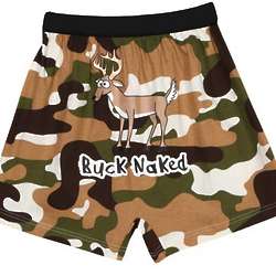 Buck Naked Camo Boxers