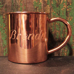 Personalized 14 oz. Moscow Mule Copper Mug