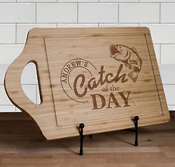 Engraved Catch of the Day Cutting Board