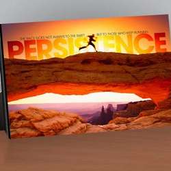 Persistence Runner Infinity Edge Desktop Print