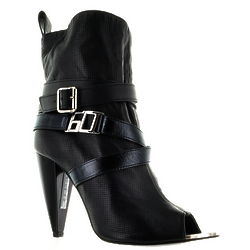 Miss Sixty Black Leather Boot