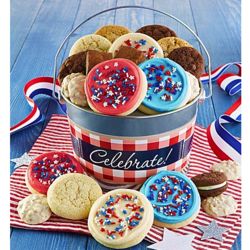 Americana Cookies and Treats Pail