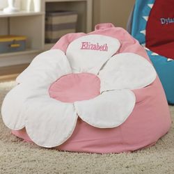 Personalized Flower Bean Bag Chair