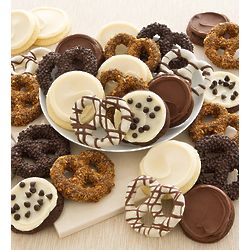 Frosted Cookies and Candy Pretzels Gift Box