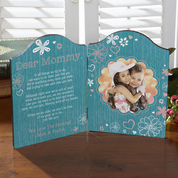 Dear Mommy Personalized Photo Plaque