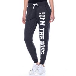 Women's I'm the Boss Active Terry Jogger Pants