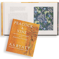 Peacock and Vine Art Biography Book