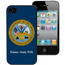 US Army Personalized iPhone Case