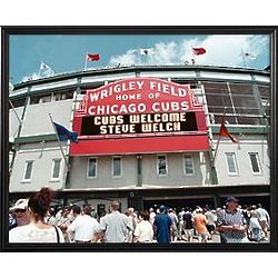 Personalized MLB Scoreboard Chicago Cubs 16x20 Canvas