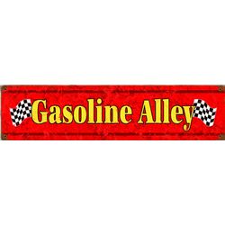 Gasoline Alley Metal Sign