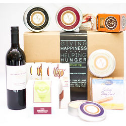 Wine, Cheese and Chocolate Ambiance Gift Box